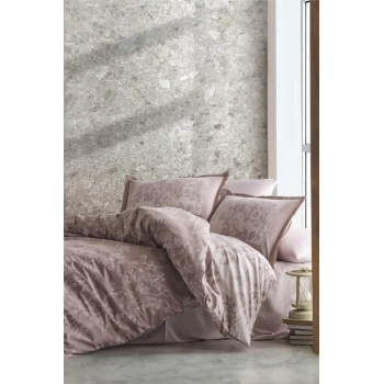 Saten Çift Kişilik Nev Takımı Harrisa V1 Bej