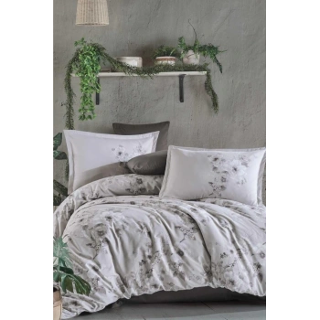 Saten Çift Kişilik Nev Takımı Paredes V1 Bej