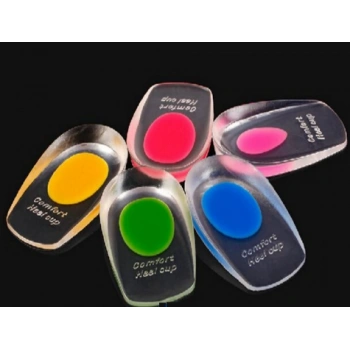 Şeffaf Topuk Yastığı Tabanlık Pembe