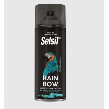 Selsil Rainbow Akrilik Sprey Boya 7040 Pencere Gri