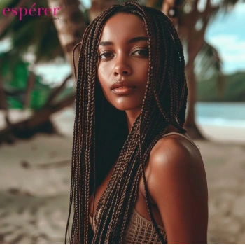 Sentetik Örgülük Saç Esperer 100 Gr. / Kızıl Kahve