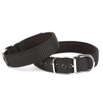 Seri Dokuma Köpek Boyun Tasması 4x57-65cm Siyah