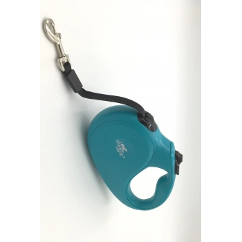 Seri Otomatik Makaralı Köpek Gezdirme 25 kg / 5 M Turkuaz