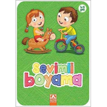 Sevimli Boyama - Yeşil