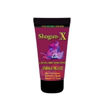 Shogun-x Extra Cream Erkekliği Geci.ktirici Ser.tleştirici Büy.ütücü Krem 50ml