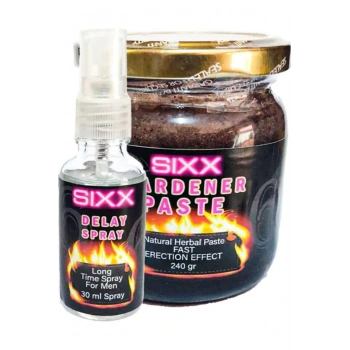 Sixx Anl Relaxer Gel 60 ml Herbal Paste Erkek Sertlik Ve Performanse Macun 240 gr