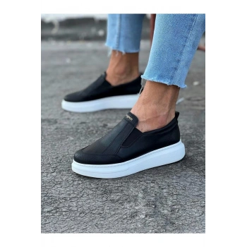 Siyah Düz Casual Erkek Ayakkabı