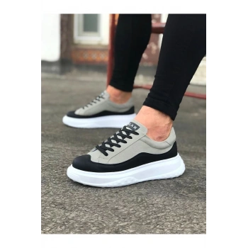 Siyah Gri Erkek Ayakkabı