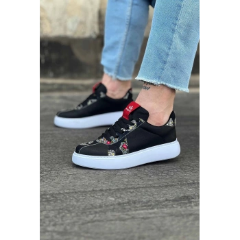 Siyah Kurukafa Erkek Casual Ayakkabı