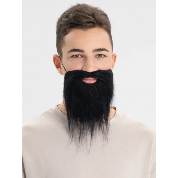 Siyah Renk Takma Sakal Bıyık Takımı