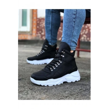 Siyah Renk Uzun Bağcıklı  Bot