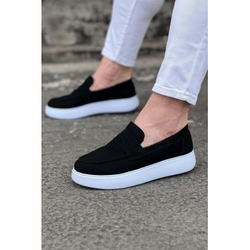 Siyah Süet Erkek Casual Ayakkabı