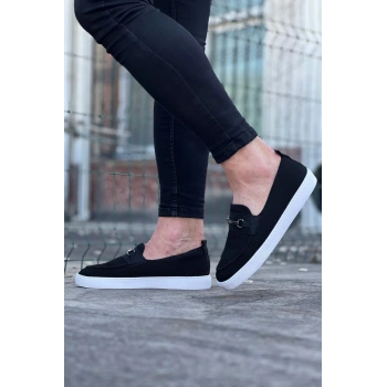 Siyah Triko Babet Erkek Casual Ayakkabı