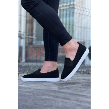 Siyah Triko Babet Erkek Casual Ayakkabı