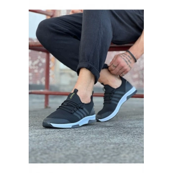 Siyah Triko Erkek Spor Ayakkabı