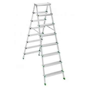 SM Saraylı 8+8 Çift Taraflı Alüminyum Merdiven