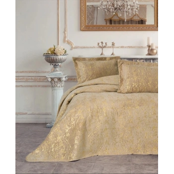 Smart Çift Kişilik Yatak Örtüsü Brillante S.Kahve