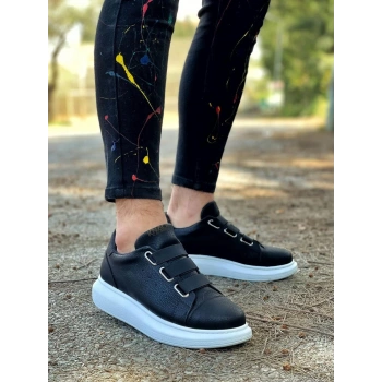 Snes Ayakkabı  Siyah (Beyaz Taban)