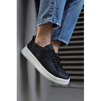 Snes Ayakkabı  Siyah (Beyaz Taban)