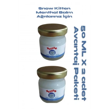 Snow Kitten Tüm Vücut Sızıları Için  Aromalı Ağrı Ve Masaj Kremi 50 ml 2 Adet