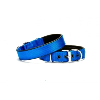Softlu Dokuma Köpek Tasması 2,5 cm x 50 cm Mavi