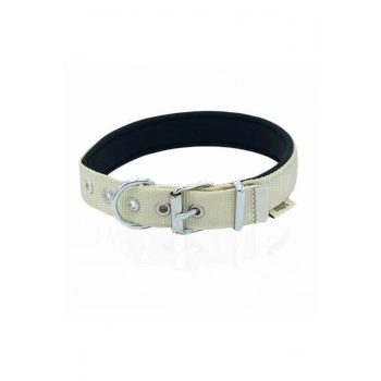 Softlu Köpek Boyun Tasması 3 cm 42 cm-50 cm Haki
