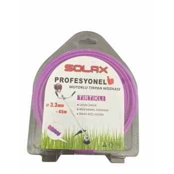 Solax Tırtıklı Tırpan Misinası 3,3 mm 45 Metre