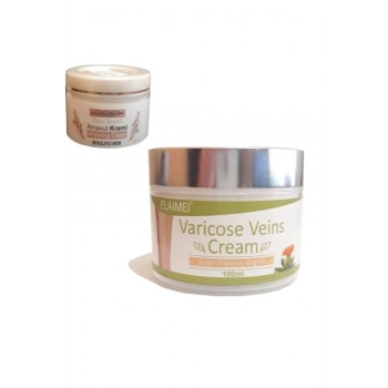 Spider Varicose Veins Cream,diz,bacak Bakım Kremi + Three Brand Arnavut Aklık Kremi 100 ml