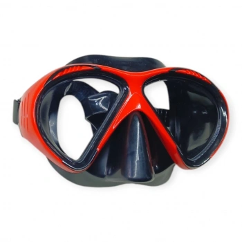 Dalış Maskesi Yetişkin - 51701-KIRMIZI