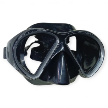 Temper Camlı Dalış Maskesi Yetişkin - 51706-SİYAH