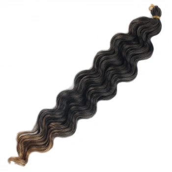 Su Dalgası Saç / Siyah Karamel Ombreli