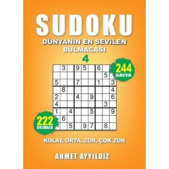 Sudoku Dünyanın En  Bulmacası 4