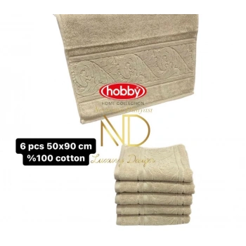 Sultan Bej 50x90 6lı Havlu Seti