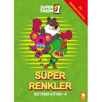 Süper 1 Takım Süper Renkler Boyama Kitabı - 4
