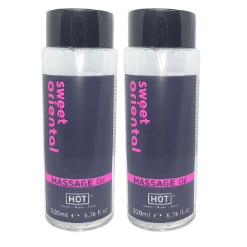 Sweet Oriental Aromalı rotik Aromaterapi Masaj Yağı 400ml X 2 ADET