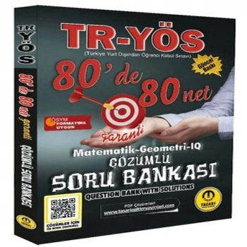 Tasarı  2025 TR YÖS Matematik-Geometri-IQ 80 De 80 Net
