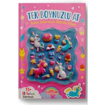 Tek Boynuzlu At Bn Çıkartmalı Aktivite Kitabı