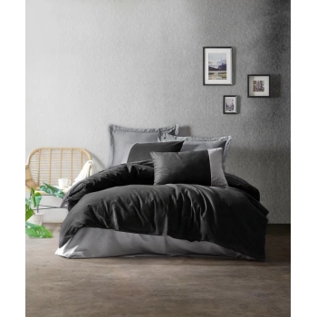 Tek Kişilik Nev Takımı Siyah Gri