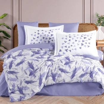 Tek Kişilik Poplin Nev Takımı Silva Lila