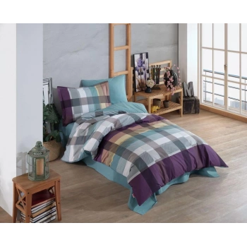 Tek Kişilik Poplin Nev Takımı Virginia Bordo