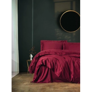Tek Kişilik Saten Nev Takımı Elegante Bordo