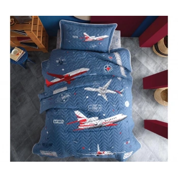 Tek Kişilik Yatak Örtüsü Arrival v1 Mavi