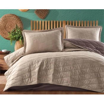 Tek Kişilik Yatak Örtüsü Lorna v1 Bej