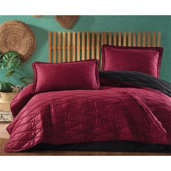 Tek Kişilik Yatak Örtüsü Lorna v5 Bordo