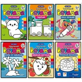 Tekerlemeli Boyama 6  (Takim)