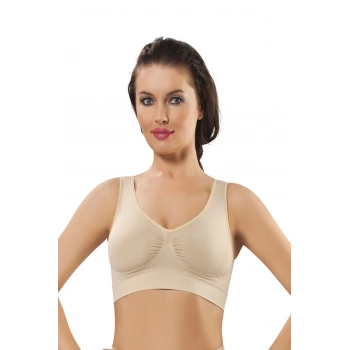 Ten Dikişsiz Kadın Pedli Sütyen Korse