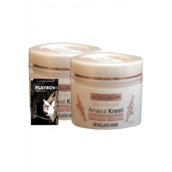 Three Brand Arnavut Kremi 2li Adet Whitens Cream Whitens Kremi 100 ml + 1 Adet Jel Hediye