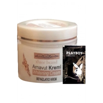 Three Brand Arnavut Kremi Whitens Cream Kremi 100 ml + 1 Adet Jel Hediye