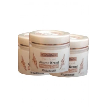 Three Brand Arnavutkremi 3lü Adet Whitens Cream Tümbölge Aklık Kremi 100 ml