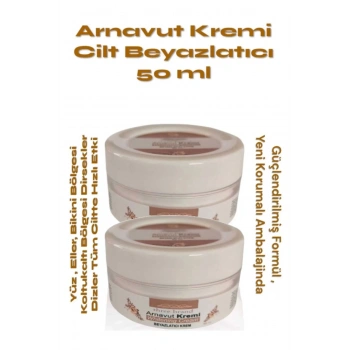 Three Brand Whitening Cream Arnavut Kremi 100 ml Aklık Kremi x 2 Adet